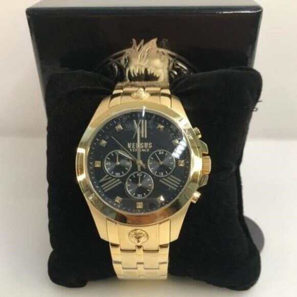 New Authentic VERSUS VERSACE Chrono Lion Bracelet Watch","description":"VERSUS V - Picture 3 of 15